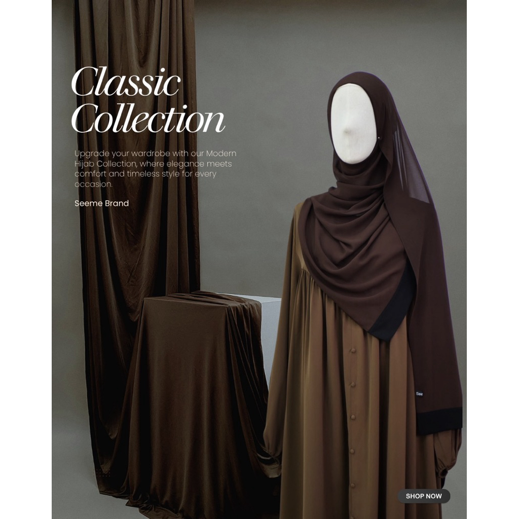 Classic Chiffon Hijab 🧺🌿
