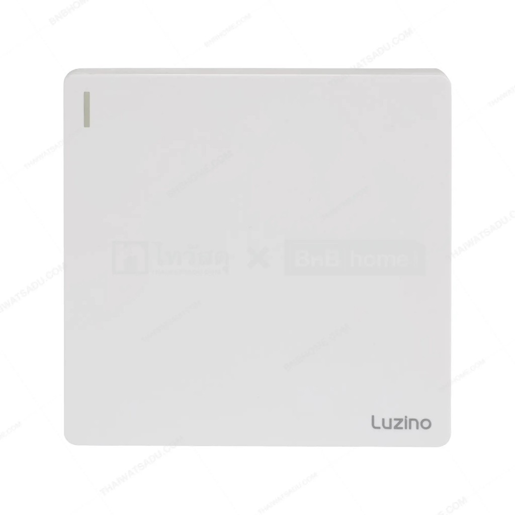 ชุดสวิตช์ทางเดียว 1 ช่อง HANA LUZINO รุ่น DS3-SW1A-W สีขาว