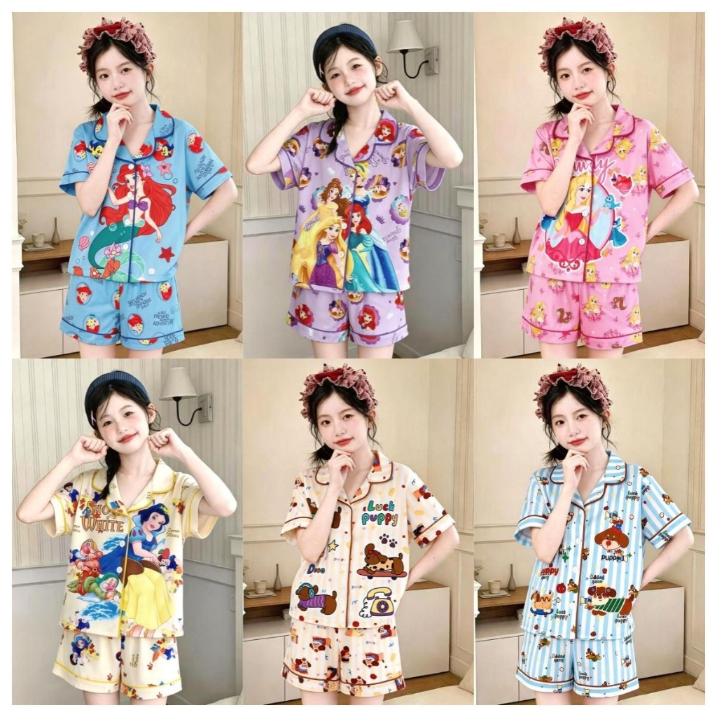 ชุดนอนพี่น้องคุณภาพสูง ผ้าคอตตอนนม นุ่มอ่อนโยนต่อผิว ไซส์ 100-150 ซม. ไม่เป็นขน ไม่ย้วย ไม่สีตก ส่งสินค้าภายใน 24 ชั่วโม