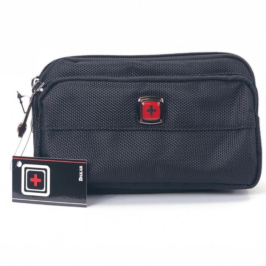 Chinatown Leather กระเป๋ามือถือผ้าDakarแนวนอน iPhone พลัส2เครื่อง