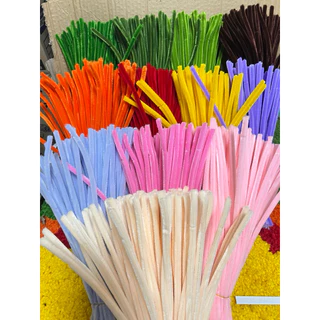 ลวดกำมะหยี่ 7-8 มม. สีสวย พร้อมส่งไวจากไทยจ้า