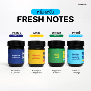 NuaNose เครื่องหอมสมุนไพร นัวเดี่ยว 8 กลิ่น | NuaDiew Thai Herbal Aromatic 8 Scents