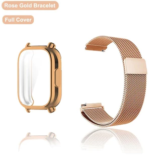 【เคส+สาย】 สําหรับ Xiaomi Redmi Watch 5 Active / 5 Lite สานาฬิกา สำรอง สาย สแตนเลส Redmi Watch 3 Active