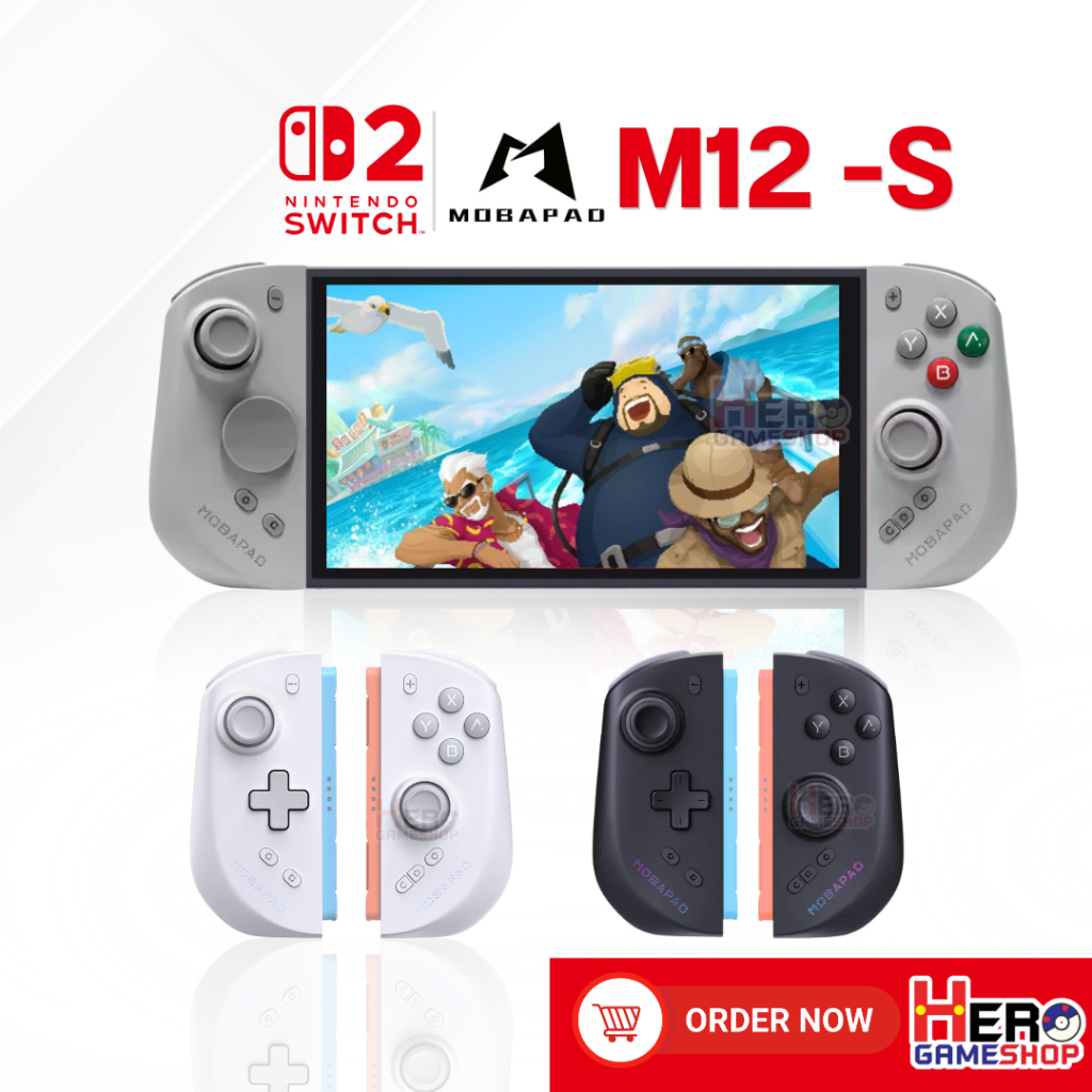 พร้อมส่ง🎮Mobapad M12-S Controller สำหรับ Nintendo Switch 2  มีให้เลือก 2 สี🎮 By Hero GameShop