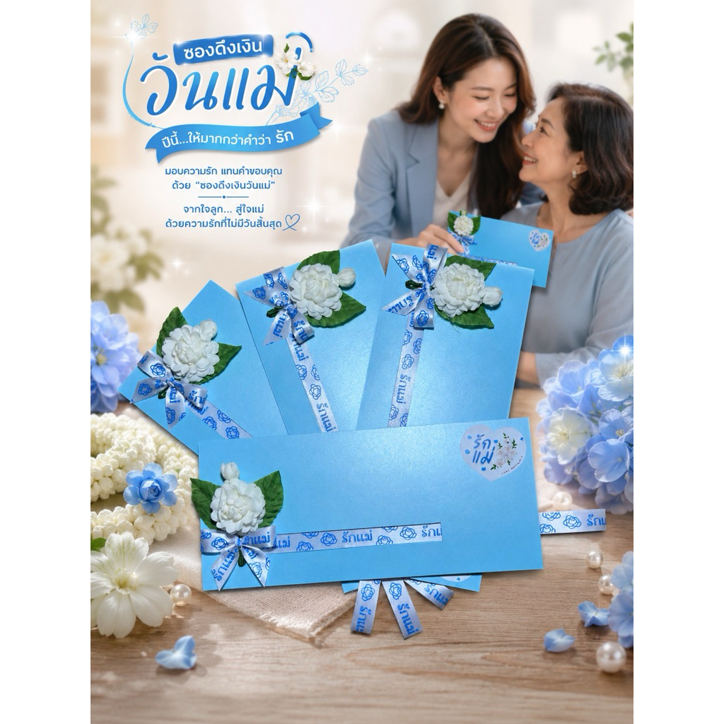 ของขวัญวันแม่ ซองเซอร์ไพรส์วันเกิดแม่ สุขทั้งคนให้และคนรับ ซองดึงเงิน ซองของขวัญและซองใส่เงิน ‼️ของพร้อมส่ง‼️