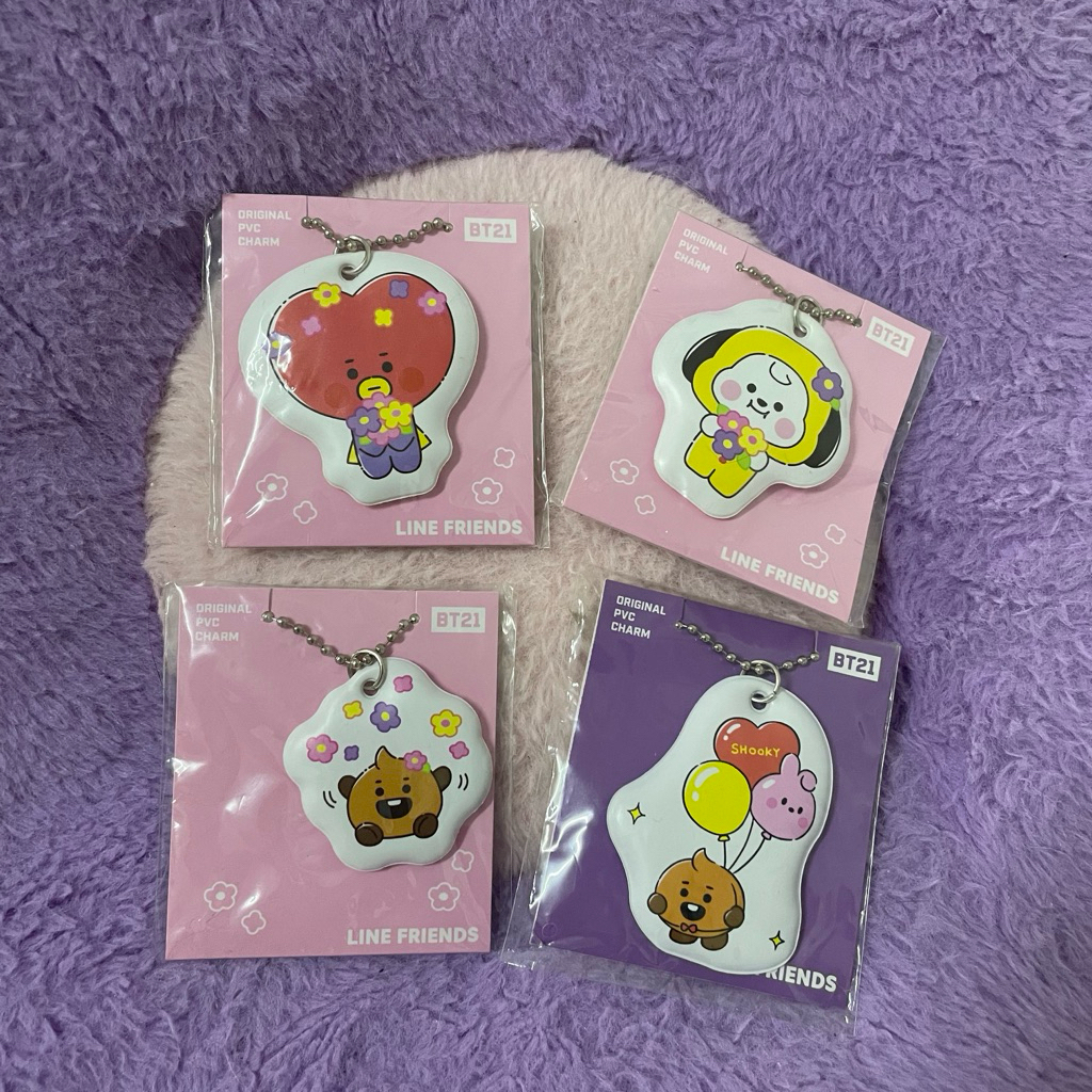 พวงกุญแจ bt21 น่ารักมาก
