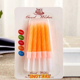 เทียนวันเกิด ขายยกกล่อง50ชิ้น(SN01)พร้อมส่ง