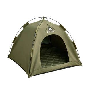 [แจกฟรีเสื่อเต็นท์] เต็นท์สัตว์เลี้ยง⛺️ บ้านแมว เต็นท์แคมปิ้ง เต็นท์แมว พกพา พับเก็บได้ แถมเบาะนุ่ม