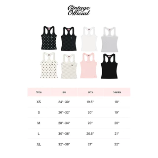 Cintage♡ CT2070 แขนกุดemmie3010 🎀