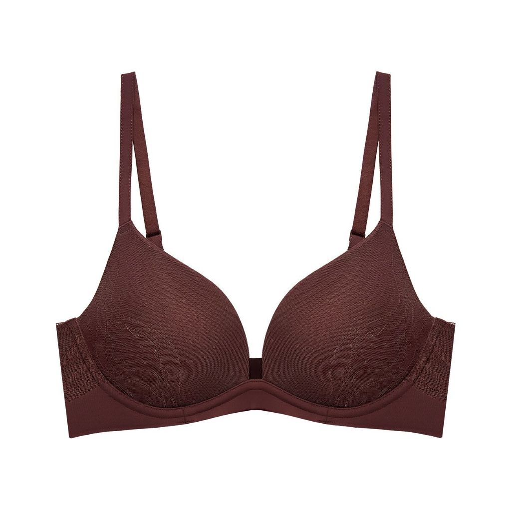 Triumph เสื้อชั้นในรูปแบบไม่มีโครง รุ่น Sheer Breeze HU 01 รหัส 10229970 สีน้ำตาลเข้ม 7885