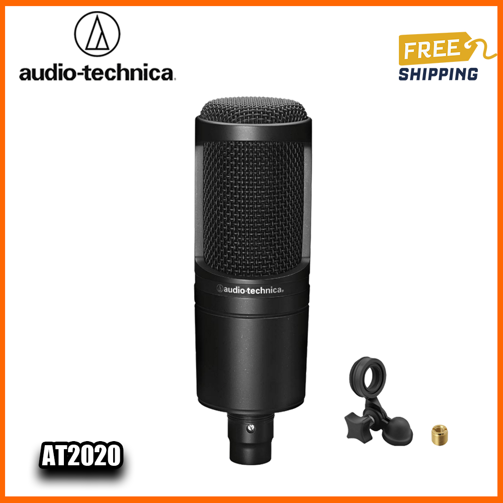Audio-Technica AT2020 Microphone Condenser Cardioid K Music Recording Live Broadcast Microphone