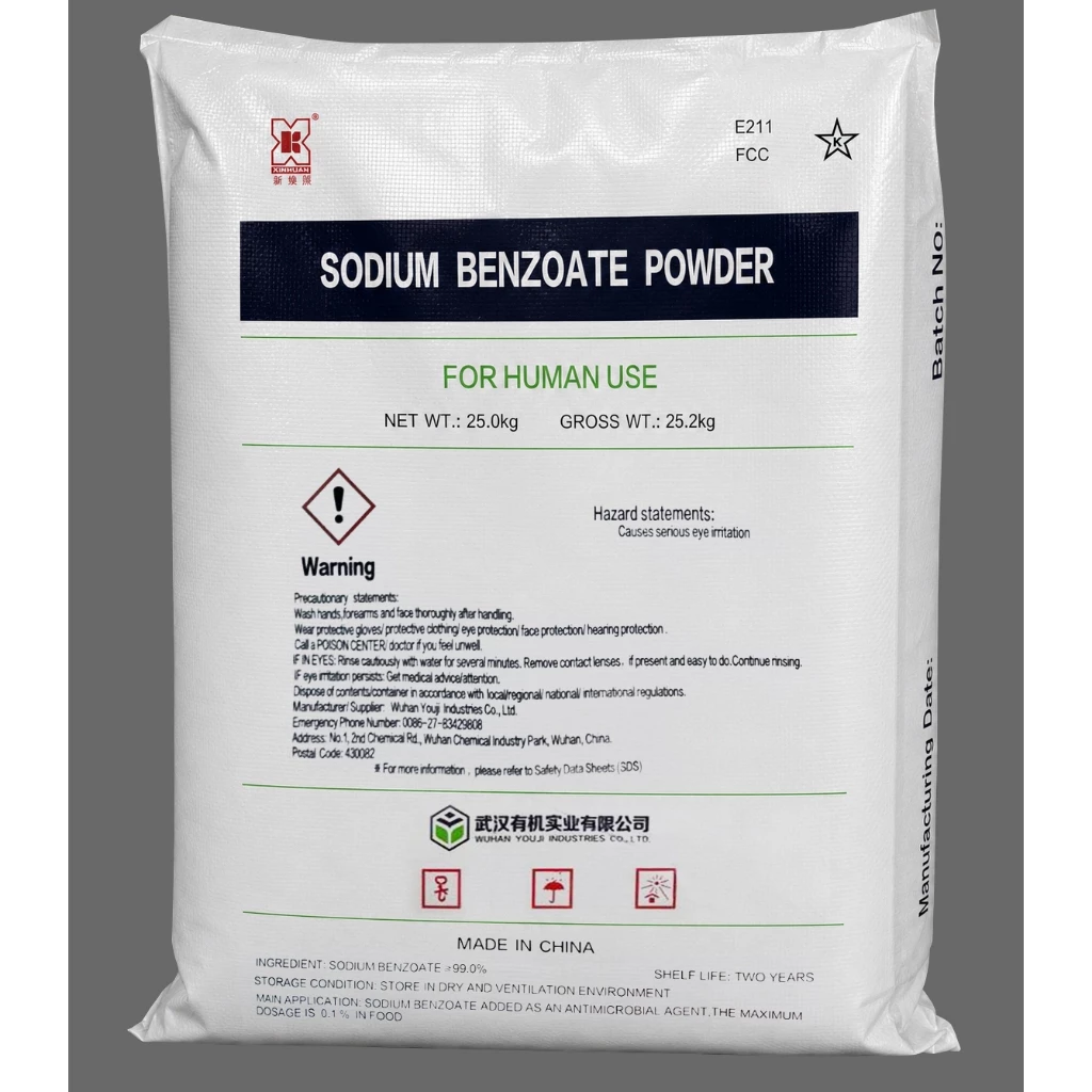 Sodium Benzoate Powder โซเดียม เบนโซเอต (สารกันเสีย ชนิดผง) 25kg