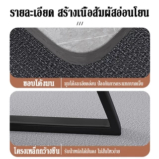 โต๊ะกลางโซฟา โต๊ะห้องรับแขก 80/120cm โต๊ะกาแฟ สามารถวางไว้ในห้องนั่งเล่นและข้างโซฟาได้ขาตั้งที่ทำจากเหล็ก