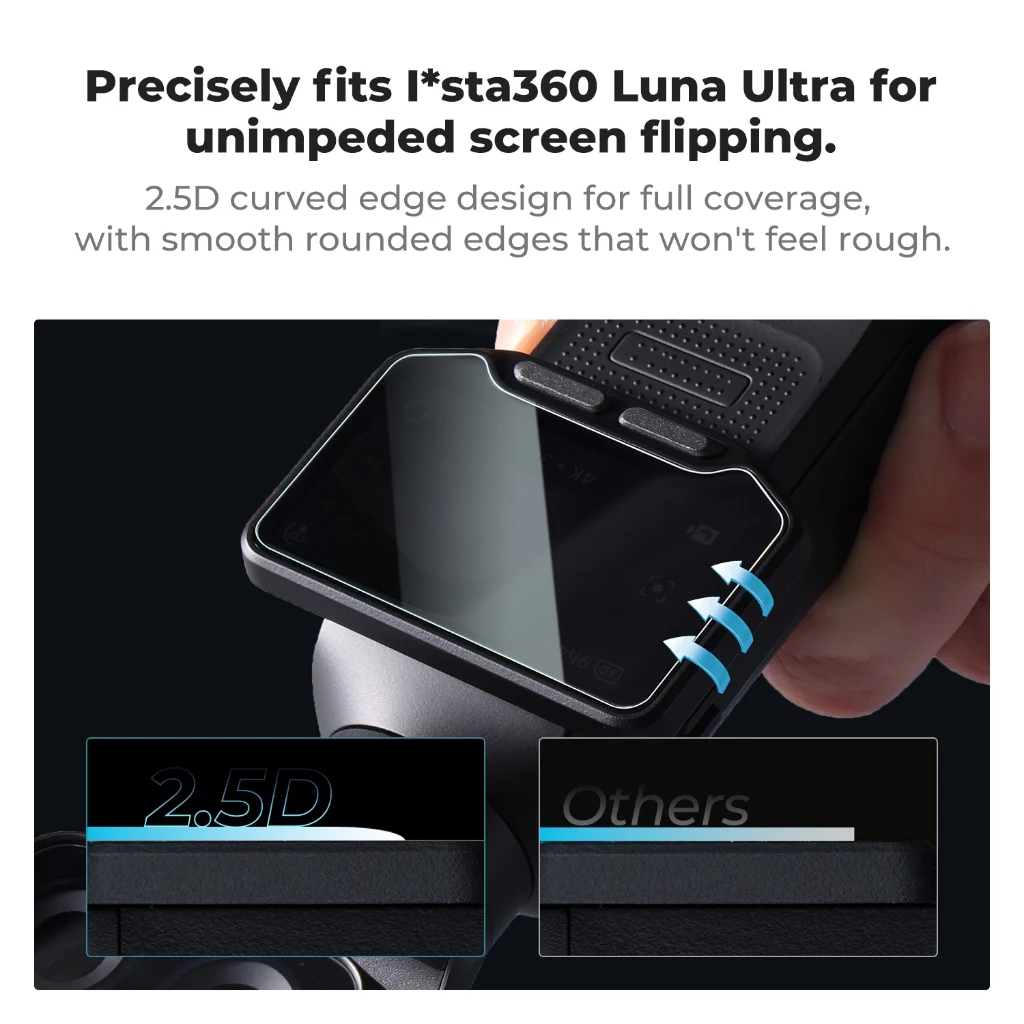 K&F CONCEPT PF13 AR กระจกกันรอย Insta360 Luna Ultra ป้องกันแสงสะท้อน 95% กันแตก 9H กันรอยนิ้ว thumbnail 5