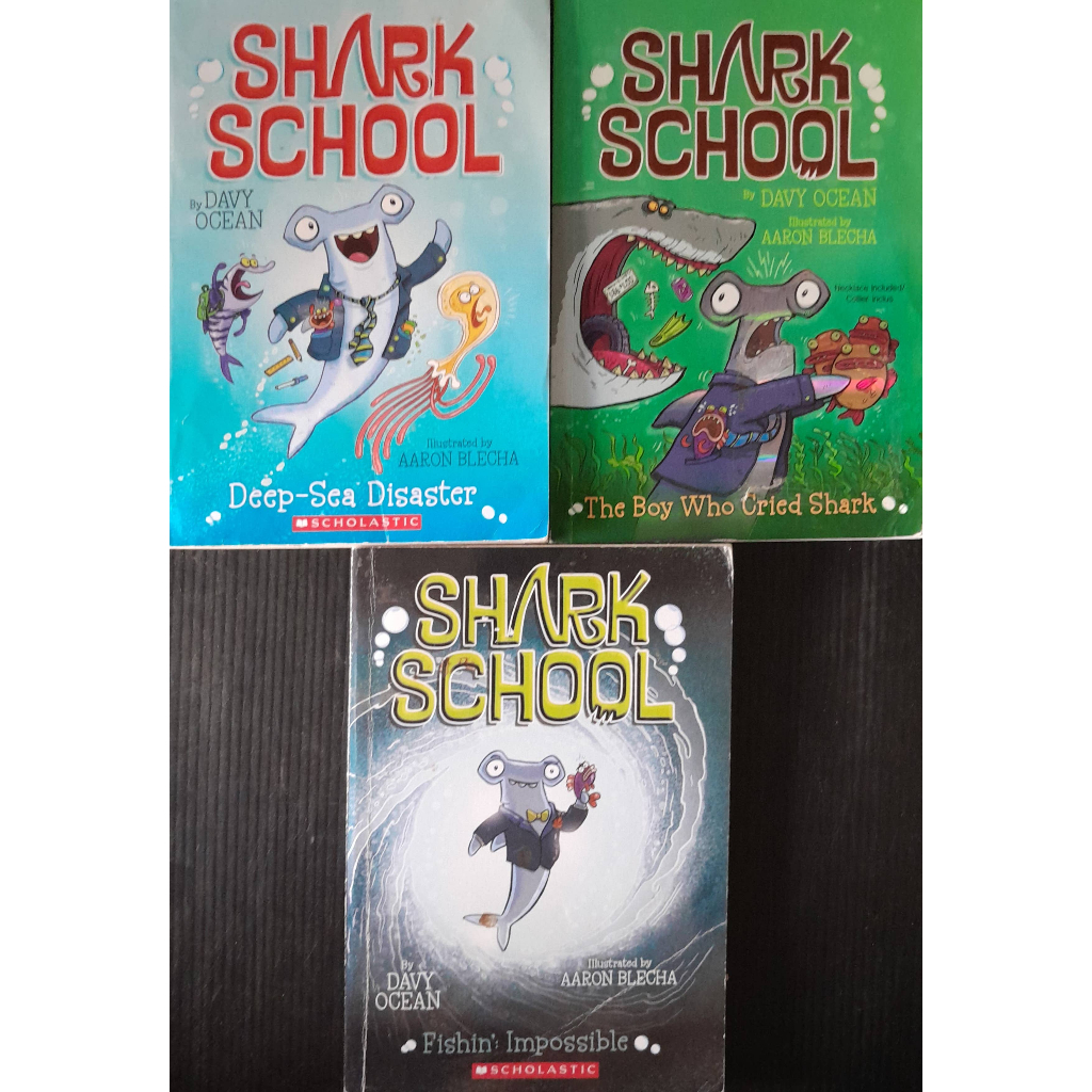 F1 Fiction Shark School by Davy Ocean หนังสือมือสอง ปกอ่อน นิยาย