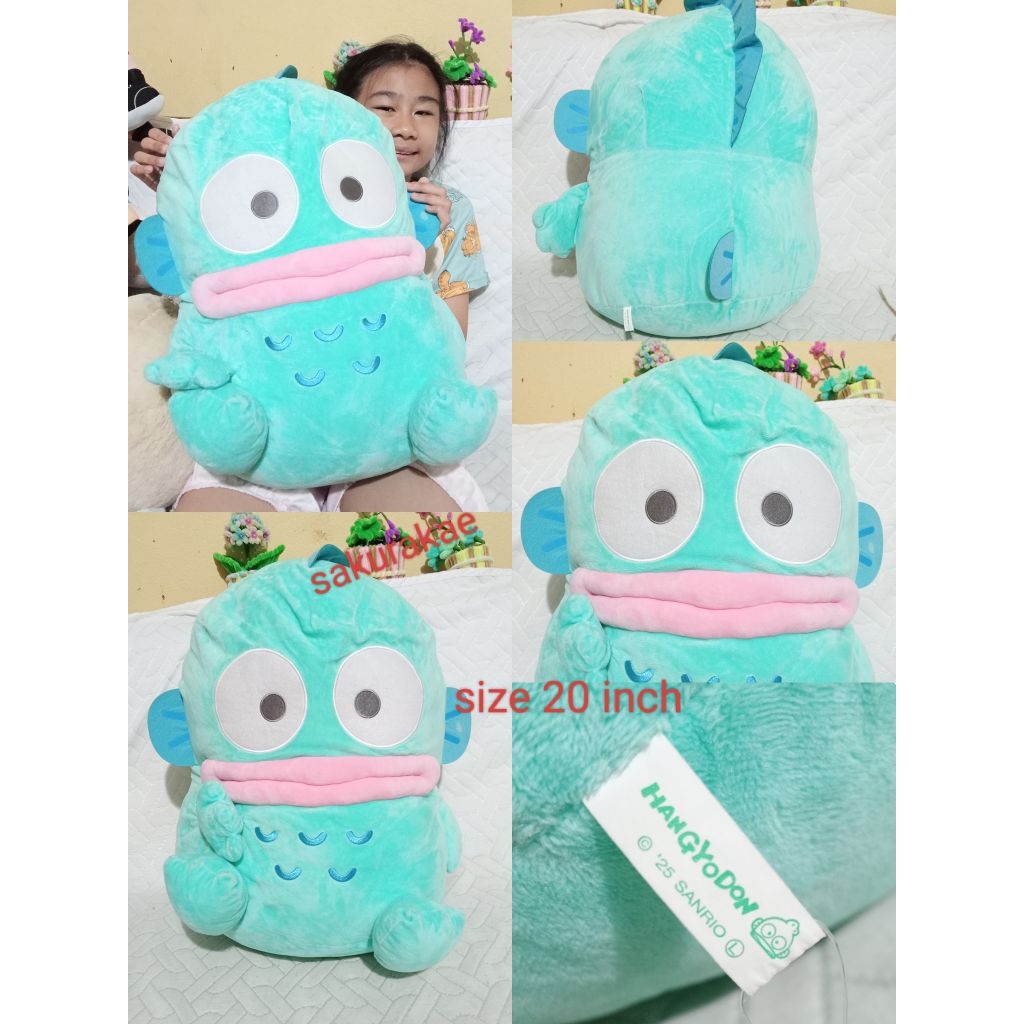 (พร้อมส่ง) ฮังเกียวดง มือสอง/มือ1 Hangyodon ตุ๊กตาฮังเคียวดง Sanrio ซานริโอ้ โล๊ะช็อป  งานลิขสิทธิ์แท้