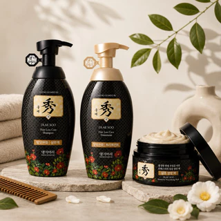 (พร้อมส่ง) Daeng Gi Meo Ri DLAE SOO Hair Loss Care Shampoo and Treatment