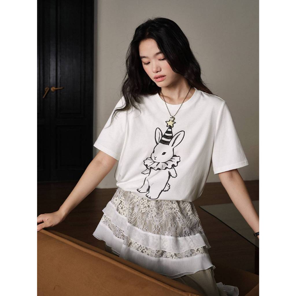 [Preorder] KUOSE : Rabbit Graphic T-shirt