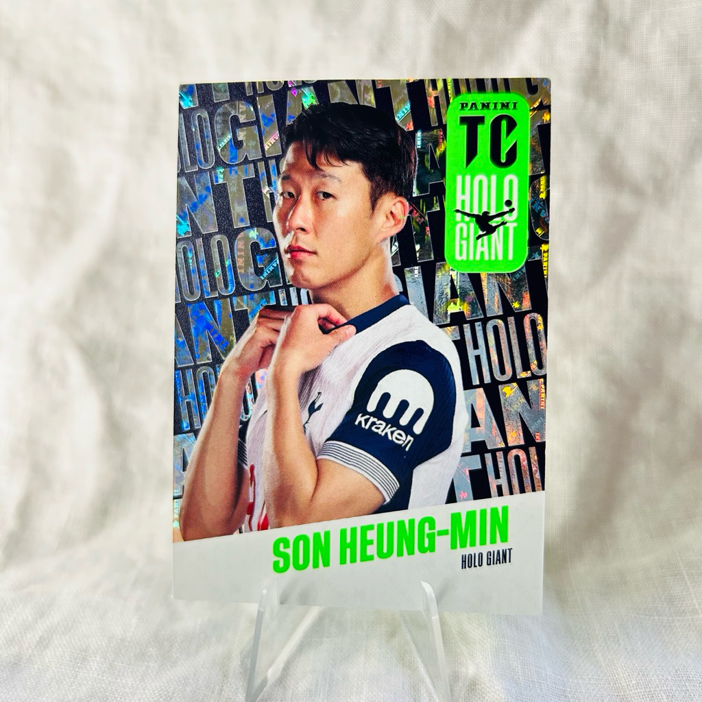 การ์ดฟุตบอล Panini Top Class 2025 Holo Giant ซน ฮึงมิน Son Heung-min Tottenham Spurs สเปอร์ส