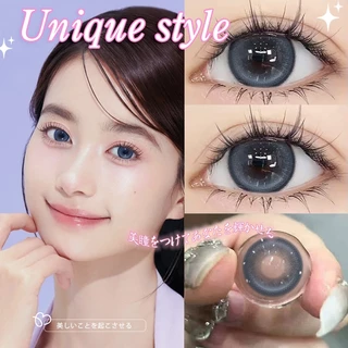【FREE!GIFT】shinye Blue คอนแทคเลนส์ Deep sea Blue /Cosmic Black ตาใหญ่ ลายฮิต ขายดีมาก DIA14.5mm ,HE155-3