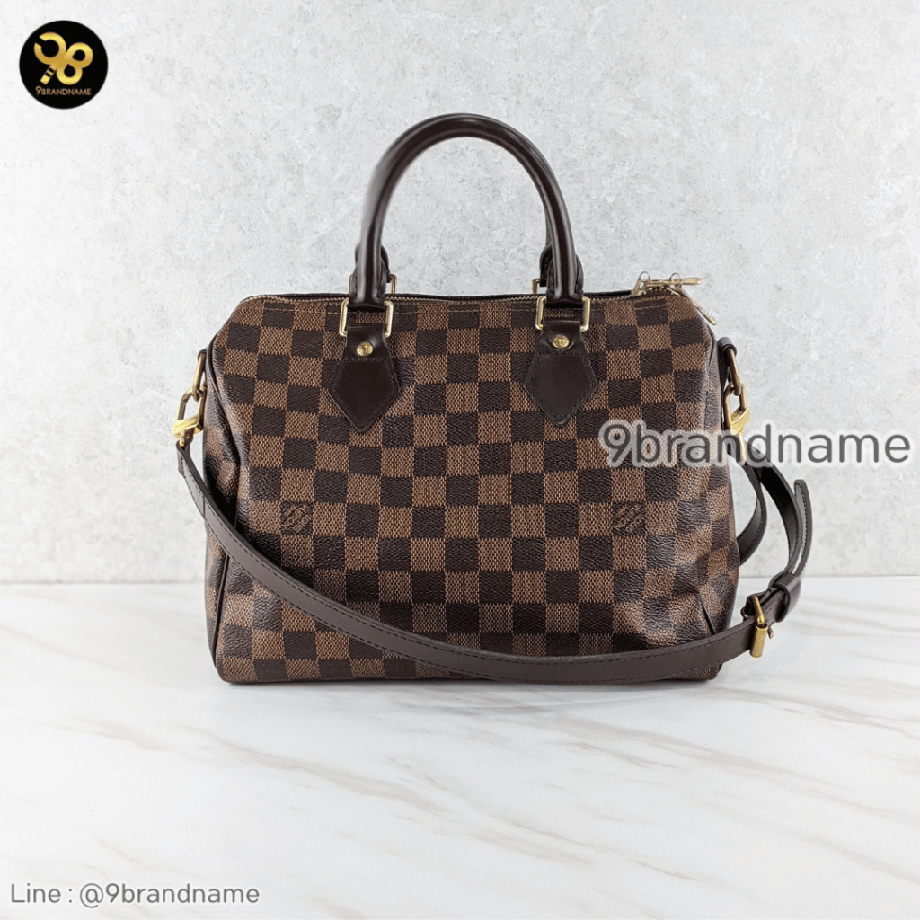 Louis Vuitton Speedy 25 Damier Ebene มือสอง ของแท้ 100% ก่อนสั่งซื้อทักแชทก่อนนะคะ
