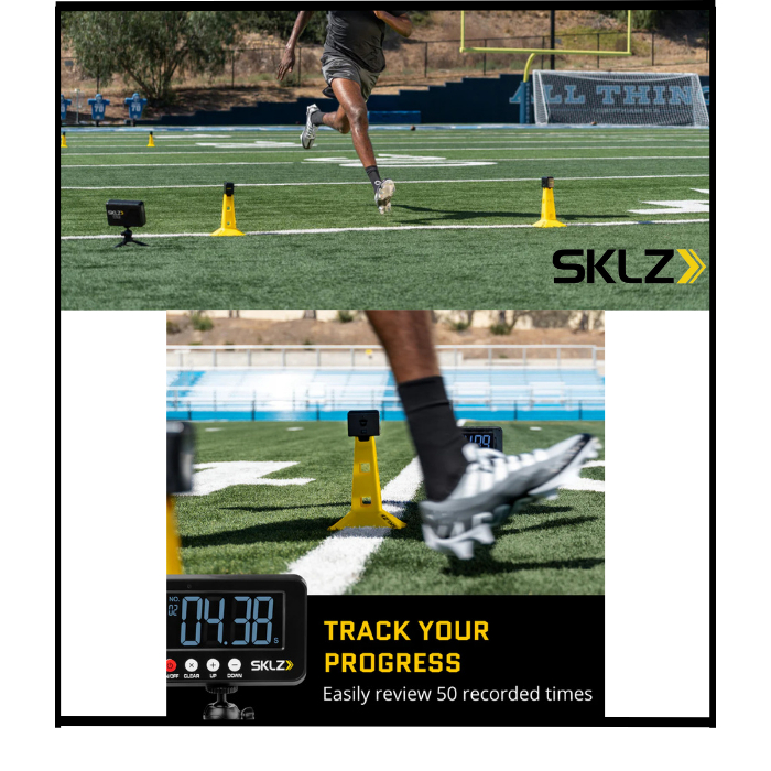 SKLZ Speed Gates ประตูจับเวลาวิ่ง เซนเซอร์อัตโนมัติ จับเวลาสปรินต์ ซ้อมความเร็ว ฟุตบอล กรีฑา สำหรับโค้ช นักกีฬา — صورة 4