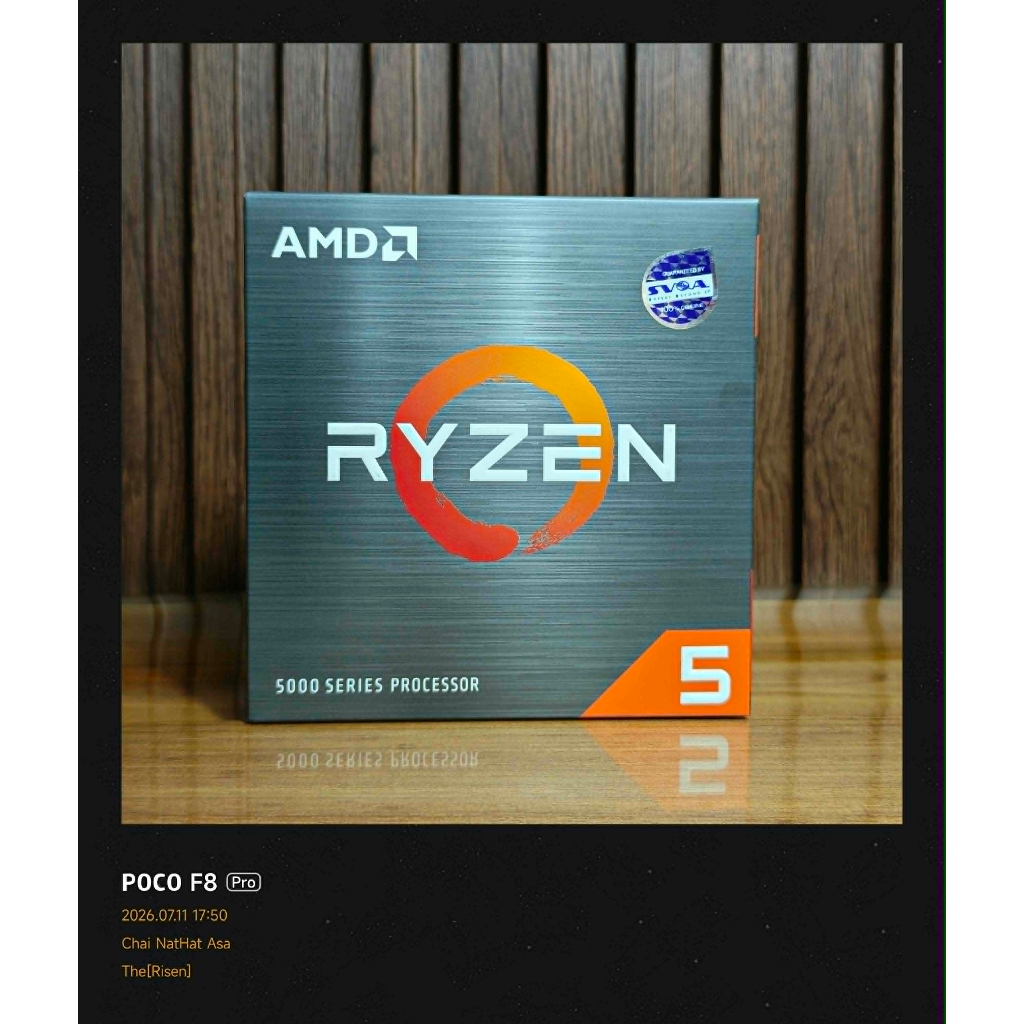 CPU AMD RYZEN 5 5500 6C/12T + GIGABYTE A520M K V2 (DDR4) รูปที่ 3