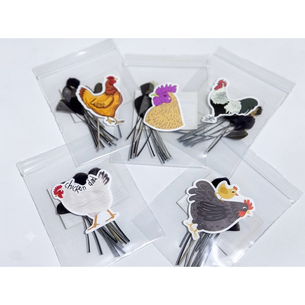🐓🐓ขนไก่ปั่นหู สุดฟิน แพค 12ก้าน จำนวน 5ชุด🪽