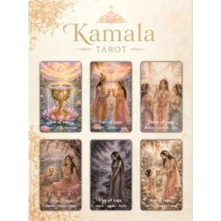 (ได้รับใบสั่งจองก่อน) KamalaTarotไพ่ทาโรต์ผสมออราเคิลไพ่พระแม่ลักษมี
