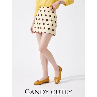 Candy Cutey รองเท้าแบนบาเล่ต์ผู้หญิง หนังนุ่มสุดๆ ใส่สบายไม่เจ็บเท้า ส้นออกแบบป้องกันการถลอกเท้า ดีไซน์เรียบง่ายเข้ากับท