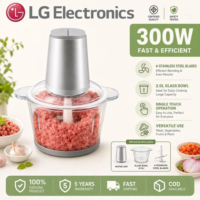 【รับประกัน5ปี】เครื่องบดเนื้อ ปั่นอาหารเตรียมอาหาร เครื่องปั่นอาหารเด็ก เนื้อสัตว์ พริก ผัก ผลไม้ เครื่องบด Meat grinder