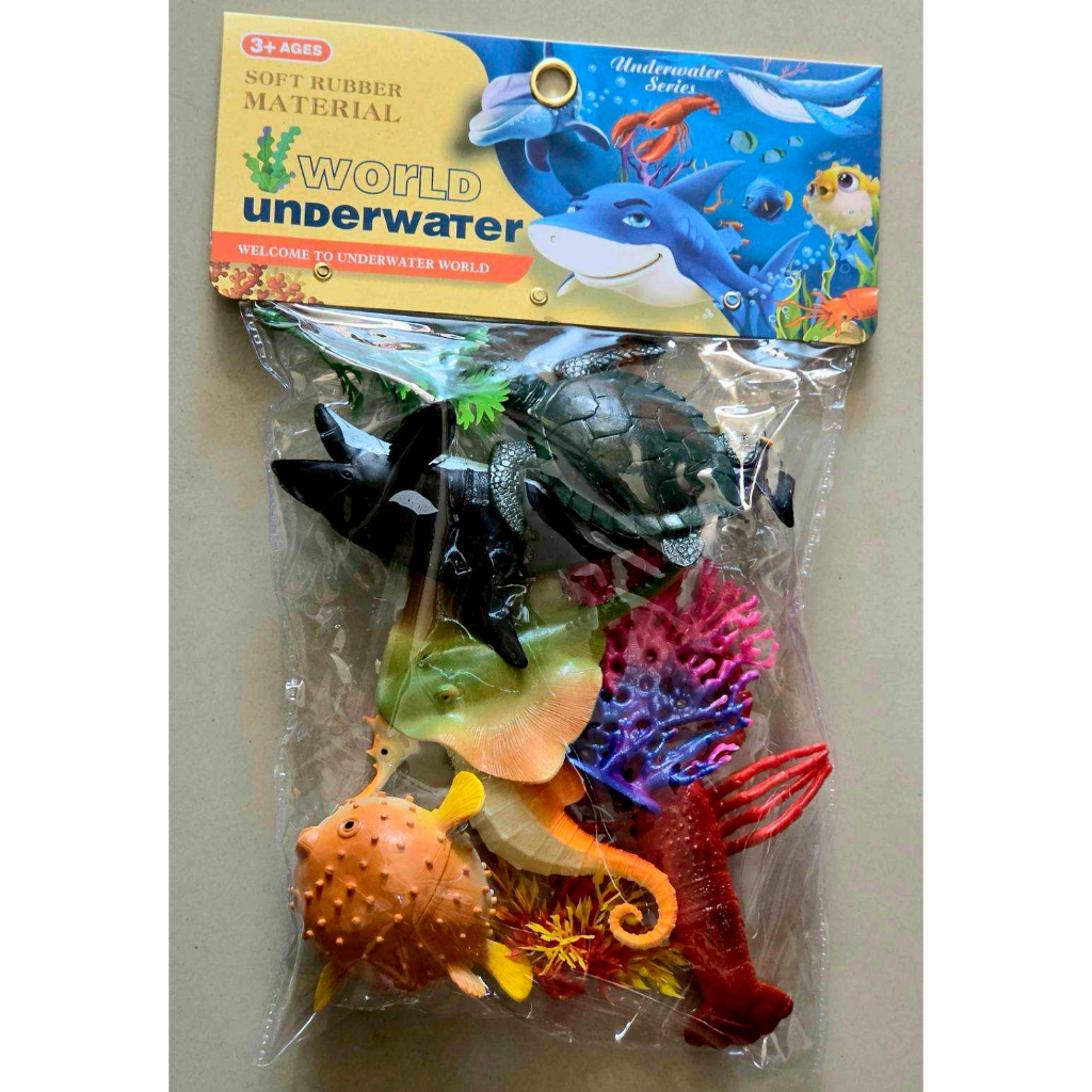 ชุดสัตว์ทะเล Sea Animal โมเดลสัตว์ทะเล ชุดสัตว์ทะเลของเล่นเด็ก***สินค้าพร้อมส่ง