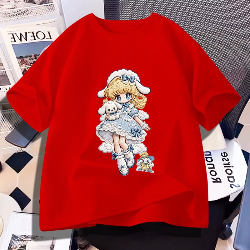 *พร้อมส่งในไทย*เสื้อยืดผู้ใหญ่ ลายแฟชั่นสวย ใส่ได้ทั้งชายและหญิงD1426
