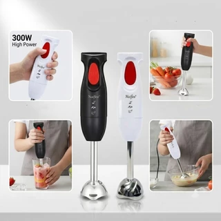 Naifeo NF-8015A เครื่องปั่นมือถือ 300W Hand Blender ใบมีดสแตนเลส ปั่นอาหารอเนกประสงค์