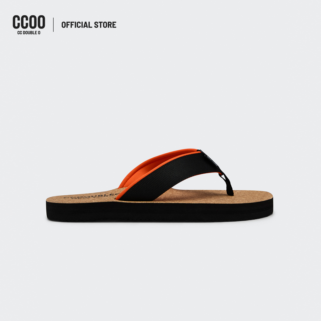 CC DOUBLE O BEACH FLIP-FLOPS CORK STYLE ผู้ชาย รองเท้าแตะหูคีบพื้นคอร์กสไตล์บีช รุ่น O26WSMA017 (AW26 #A2)