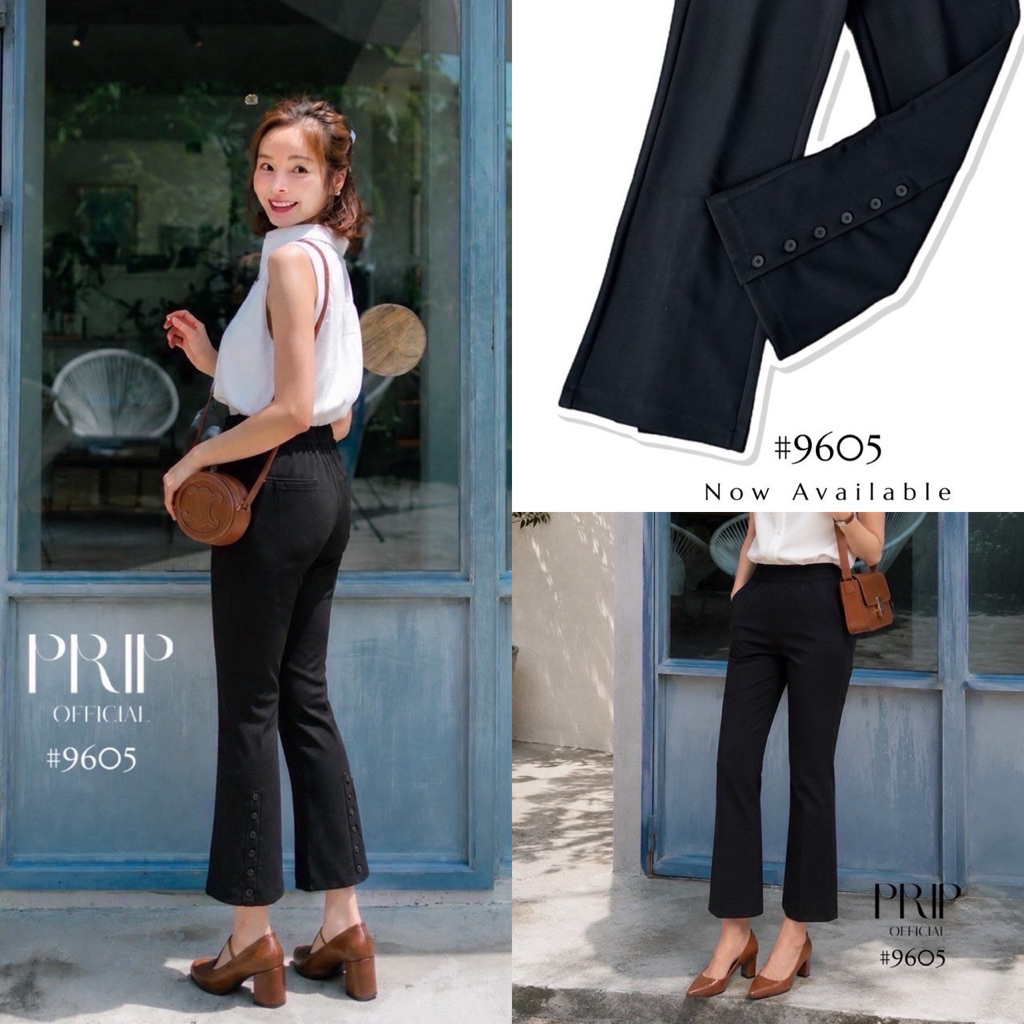 CLS | CHALINE&PRIP 9605 กางเกงผ้ายืดเนื้อดี ผ้านุ่มยืด เก็บทรงสวย