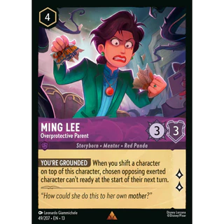 [แยกใบ พร้อมส่ง] Lorcana Set 13 ระดับ Rare (R) 💎 Attack of the Vine! ภาษาอังกฤษ | Disney Lorcana