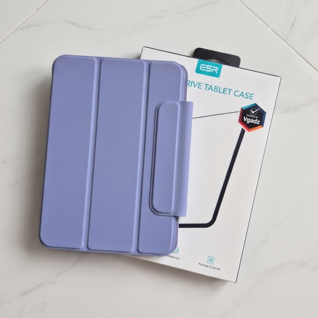 ESR เคสแม่เหล็กบางเฉียบสำหรับ iPad Mini 6,7 สีม่วงอ่อน By Vgadz มือสอง