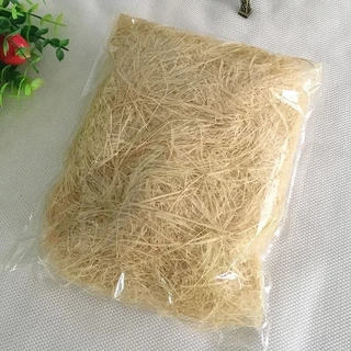 วัสดุทำรังนก หญ้าราฟเฟียธรรมชาติ สำหรับรังนก รังไก่ อุปกรณ์นกค็อกคาเทล เลิฟเบิร์ด