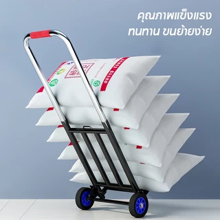 รถเข็นของพับได้ 2ล้อ/3ล้อ'รถเข็นอเนกประสงค์'ล้อ'PU/ล้อยาง'รถเข็น สําหรับขนของ'ทนทาน'พับได้/ยืดได้ประหยัดพื้นที่'พก