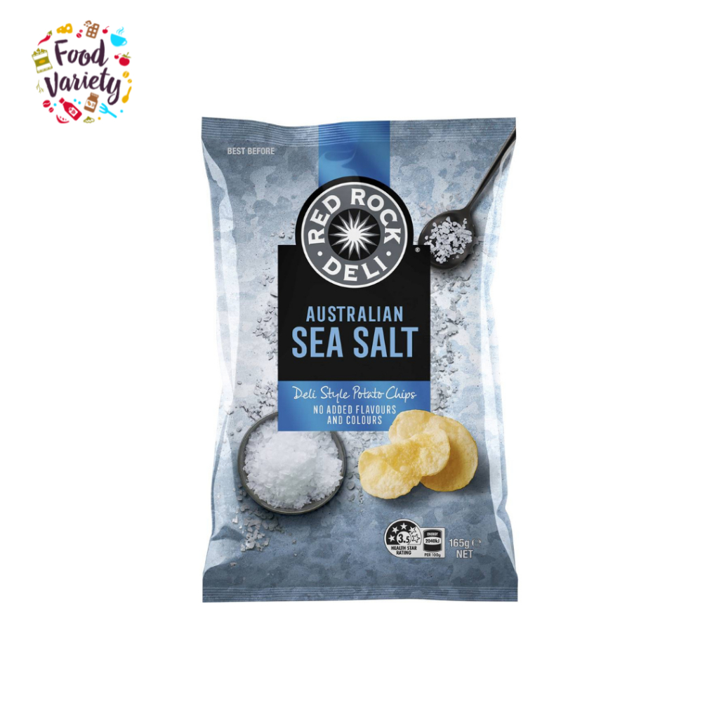 Red Rock Deli Australian Sea Salt Chips 165g
