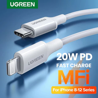 Ugreen สาย USB C-Lightning Cable ชาร์จเร็ว PD 20W สําหรับ iPhone 14/14 Plus/14 Pro/Pro Max