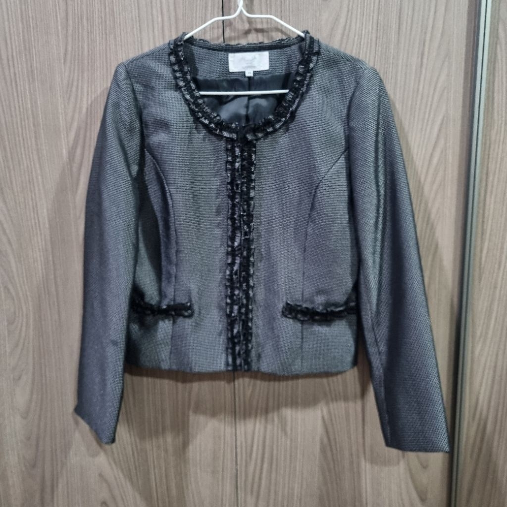 เสื้อblazerญี่ปุ่นสีดำ