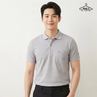 เสื้อคอปกผู้ชาย งานจระเข้ (ปัก L) เนื้อผ้า T/C Polyester ผสม cotton พรีเมี่ยม พร้อมส่ง