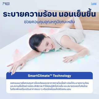 Lunio ผ้ารองกันเปื้อน ผ้ารองที่นอน กันน้ำ100% ผลิตจากผ้าเซลลูโลส ลดการเกิดไรฝุ่น รุ่น Smartguard Protector