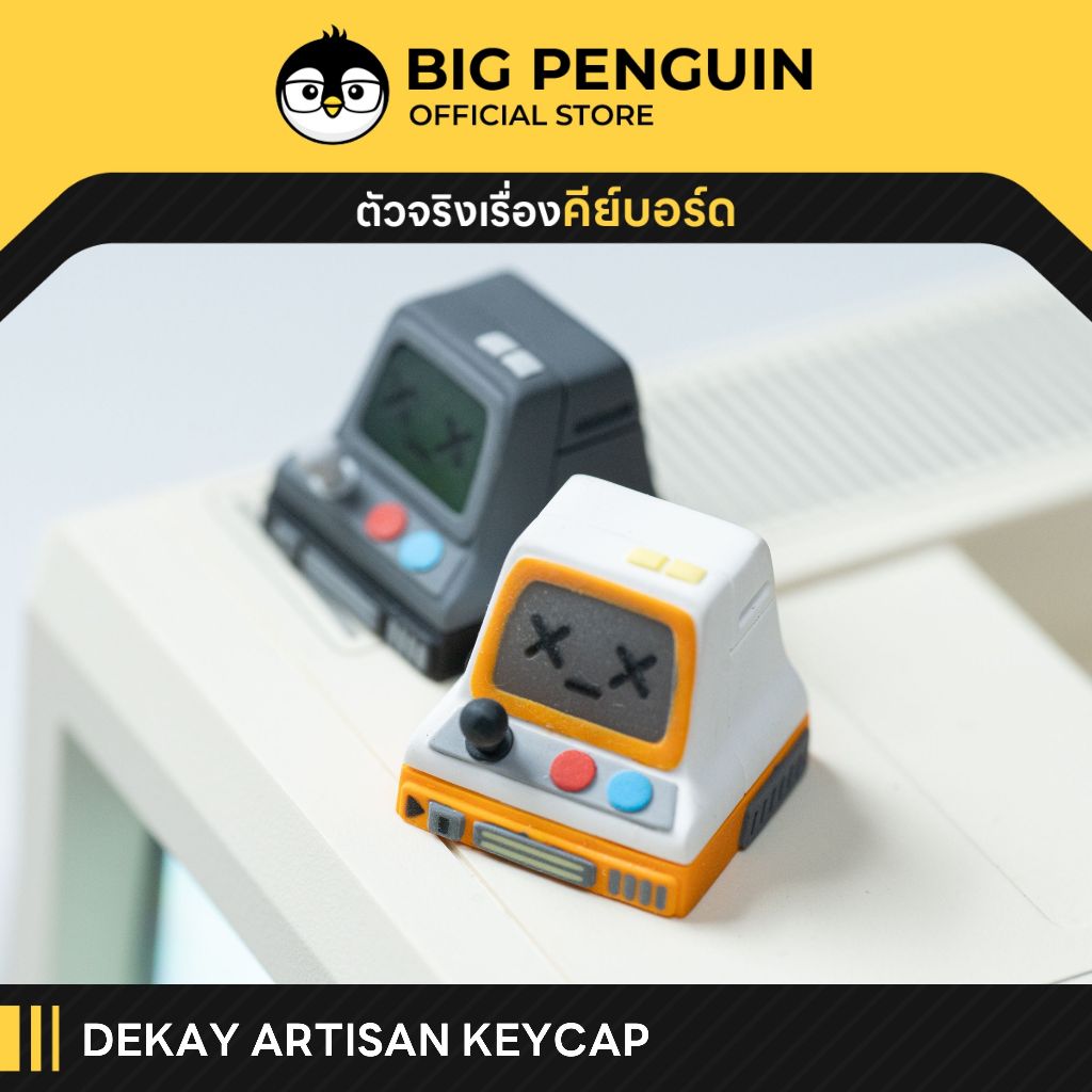 [โค้ดคุ้มลด20%] น้องมึนมึน DEKAY Artisan Keycap คีย์แคปลายการ์ตูน คีย์แคป ตกแต่ง Bigpenguin Muen Mue
