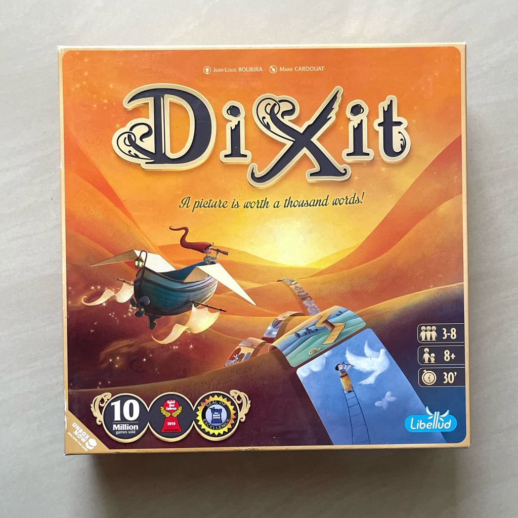 บอร์ดเกมส์ Dixit รุ่นoriginal ปี2021 ของแท้ จากต่าประเทศ มือสอง สภาพดี อุปกรณ์ครบ