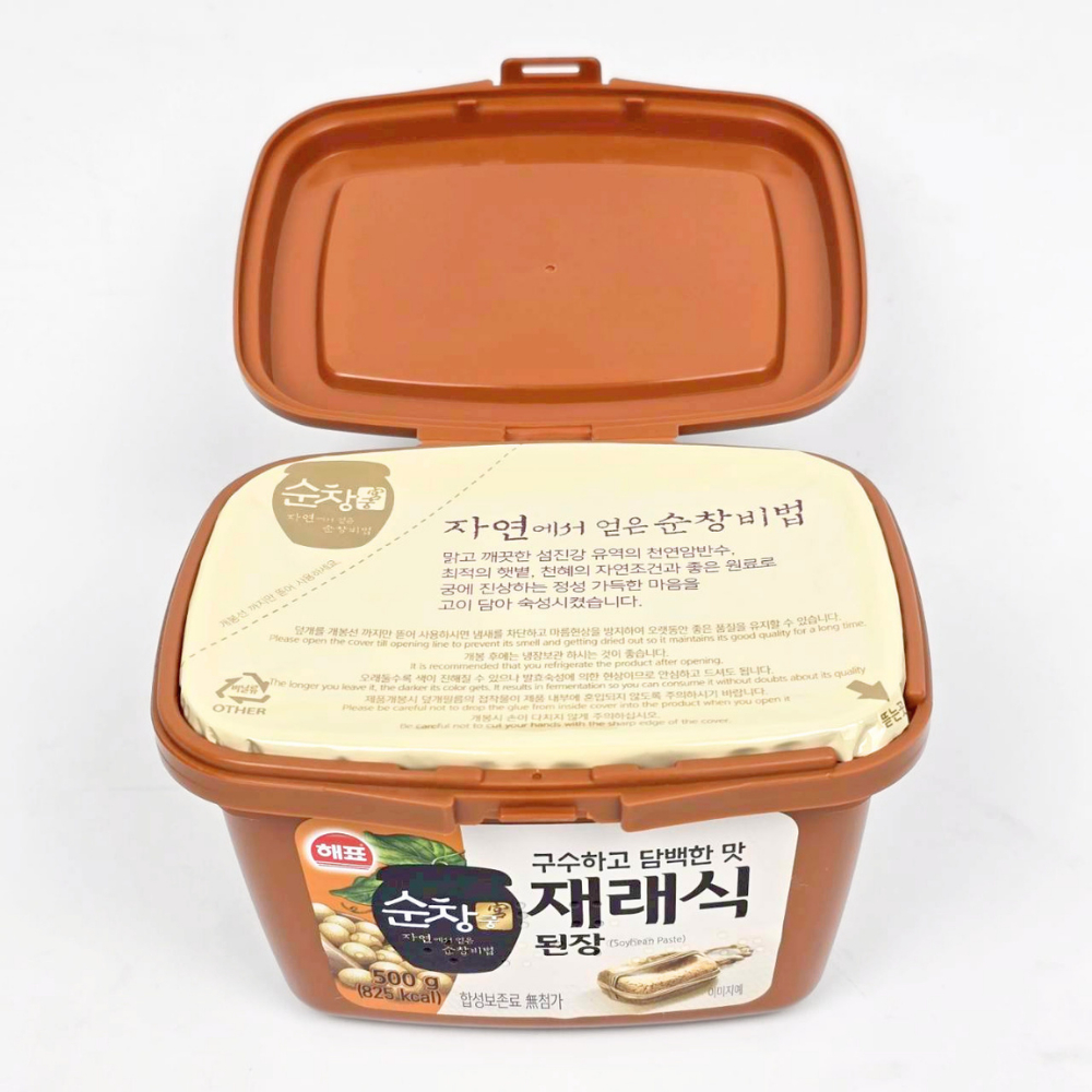 ทเวนจัง 500g เต้าเจี้ยวเกาหลี Doenjang 된장 SOY BEAN Paste รูปที่ 8