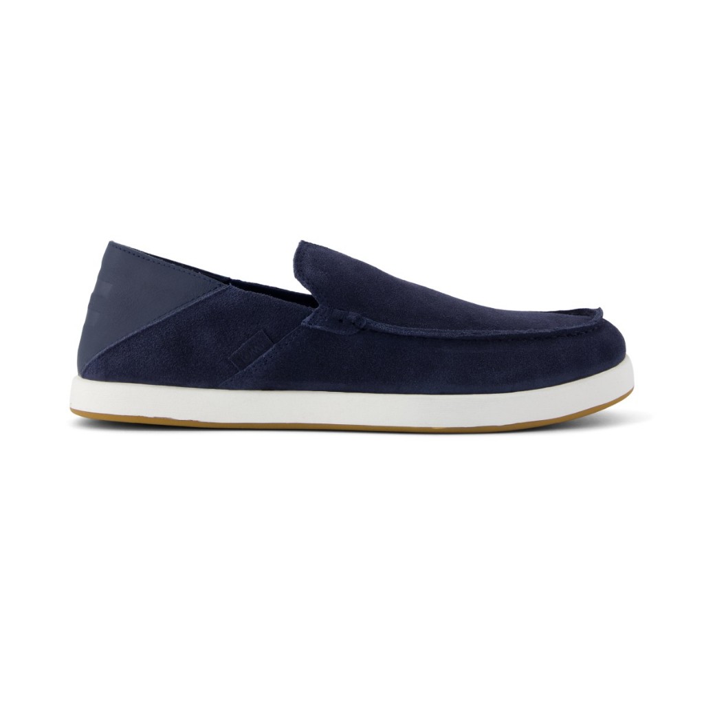 TOMS รองเท้าลำลองผู้ชาย สลิปออน รุ่น Alonso Loafer Navy Suede (CH) รองเท้าลิขสิทธิ์แท้