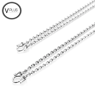 สร้อยคอ สร้อยคอสแตนเลสแท้ เกรด 304 ลายโซ่ คตกิต ขนาด 3.0 mm. สร้อยพระ ไม่ลอก ไม่ดำ ใส่อาบน้ำได้เลย